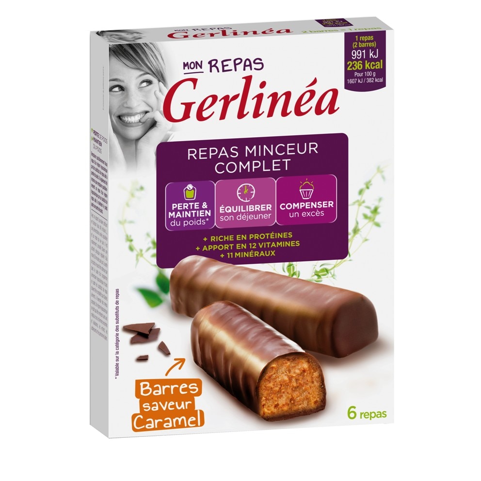 Gerlinea Batoane Caramel, 372g