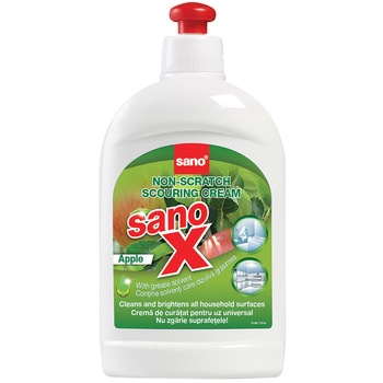 Crema de curatat universala Sano X Cream Apple , 700 ml Crema de curatat universala Sano X Cream Apple , 700 ml