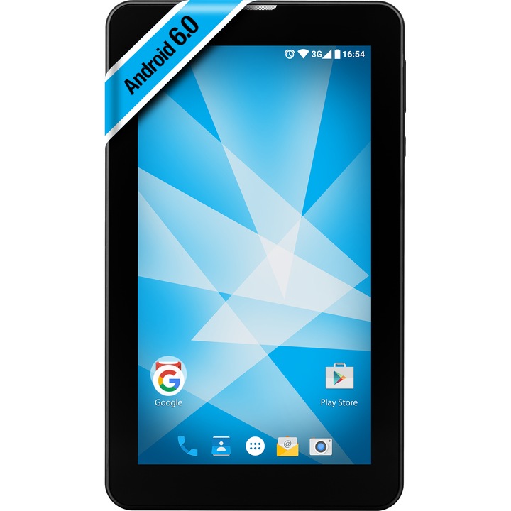 Tableta Vonino Pluri M7, 7", Quad Core 1.3 Ghz, 1GB RAM, 8GB, 3G, Black