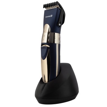 Aparat de tuns reincarcabila HAUSBERG HB64B cu adaptor, albastru Aparat de tuns reincarcabila HAUSBERG HB64B cu adaptor, albastru