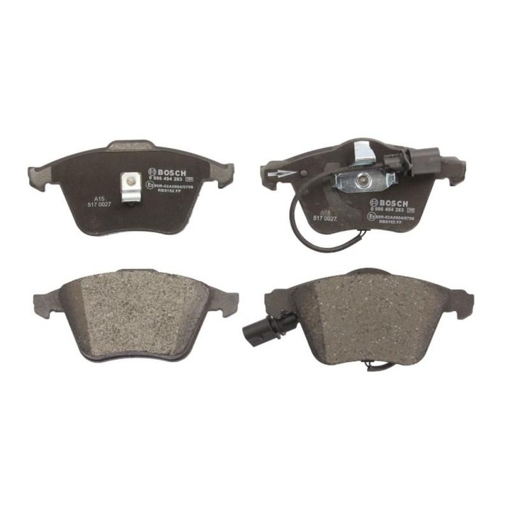 Set placute frana, frana disc Audi A6 1997-2004 4B, C5 0 986 494 283