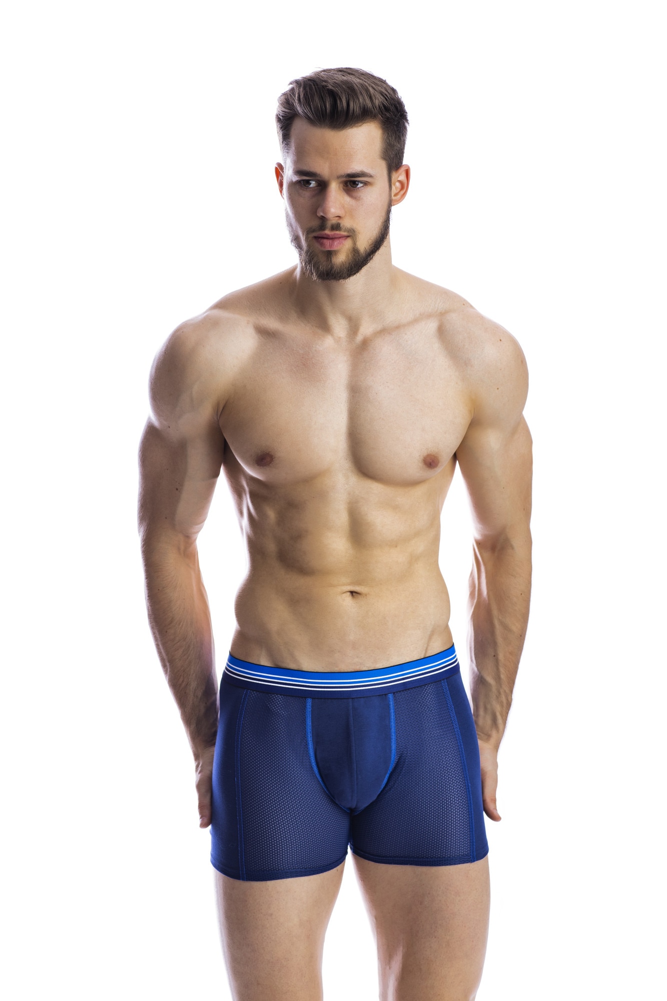 Boxeri bleumarin, BB22, pentru barbati, Uniconf, Bleumarin, XL