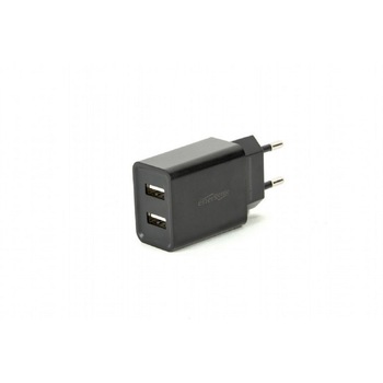 Incarcator telefon universal 2 porturi USB, fara cablu, 2.1A Incarcator telefon universal 2 porturi USB, fara cablu, 2.1A