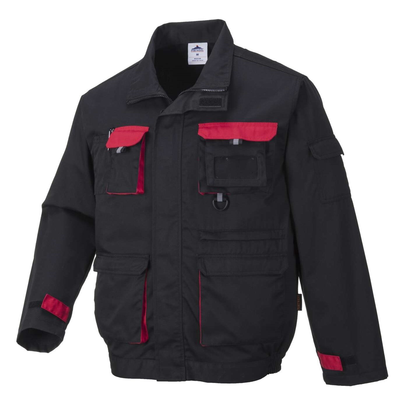 Jacheta Portwest Texo Contrast, negru - rosu, XL
