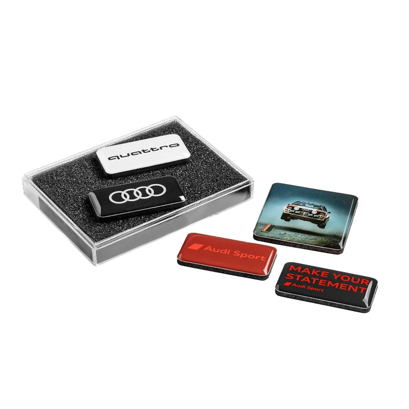 Set magnet Audi format din cinci piese, Multicolor