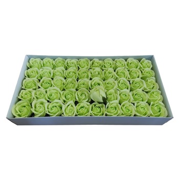 Set 50 trandafiri de sapun, ClauM, 34 verde Set 50 trandafiri de sapun, ClauM, 34 verde