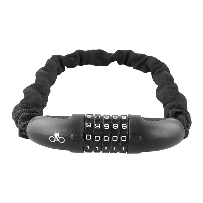 Antifurt bicicleta cu lant si cifru 910mm Forever