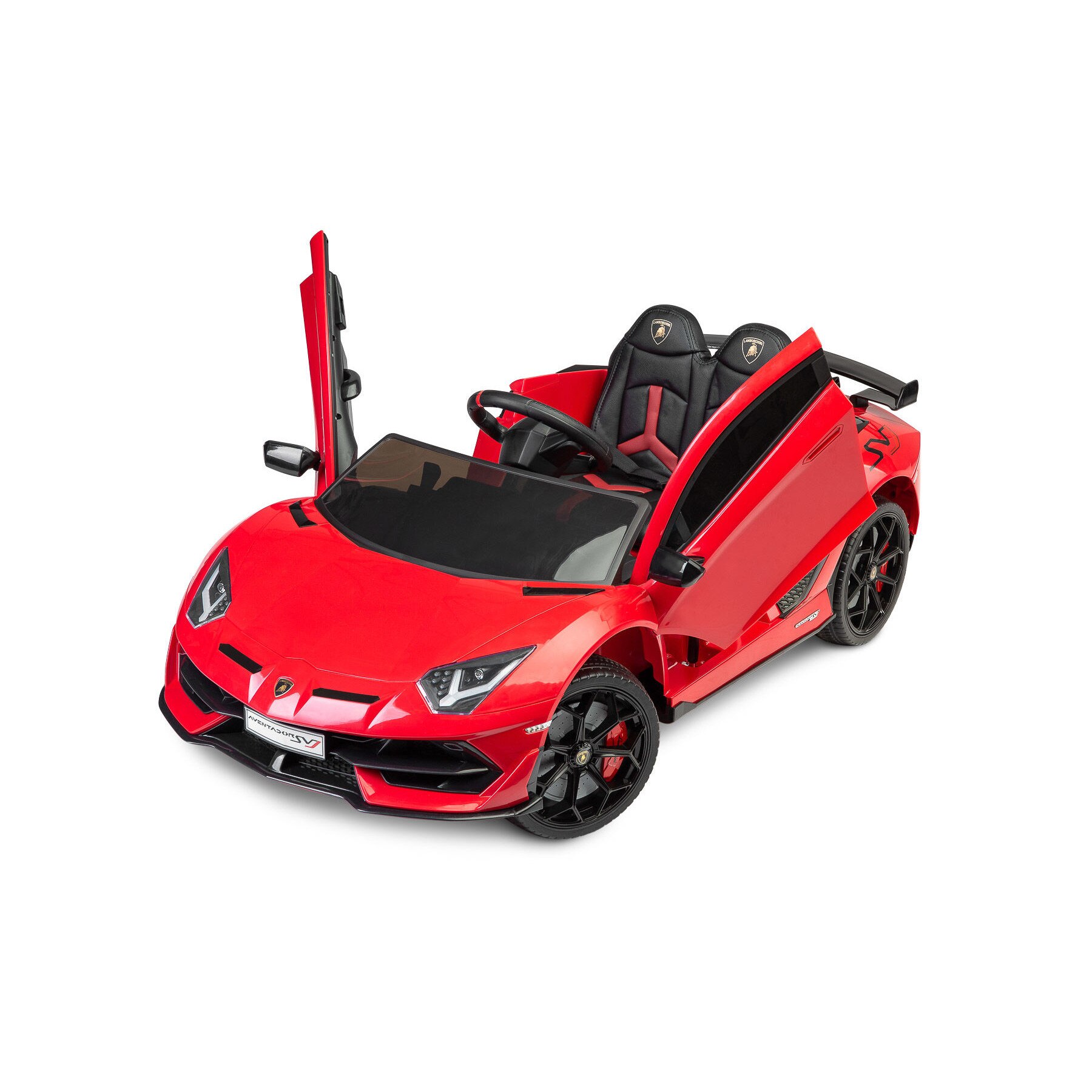 Masinuta electrica cu telecomanda Toyz Lamborghini Aventador SVJ 12V Rosu