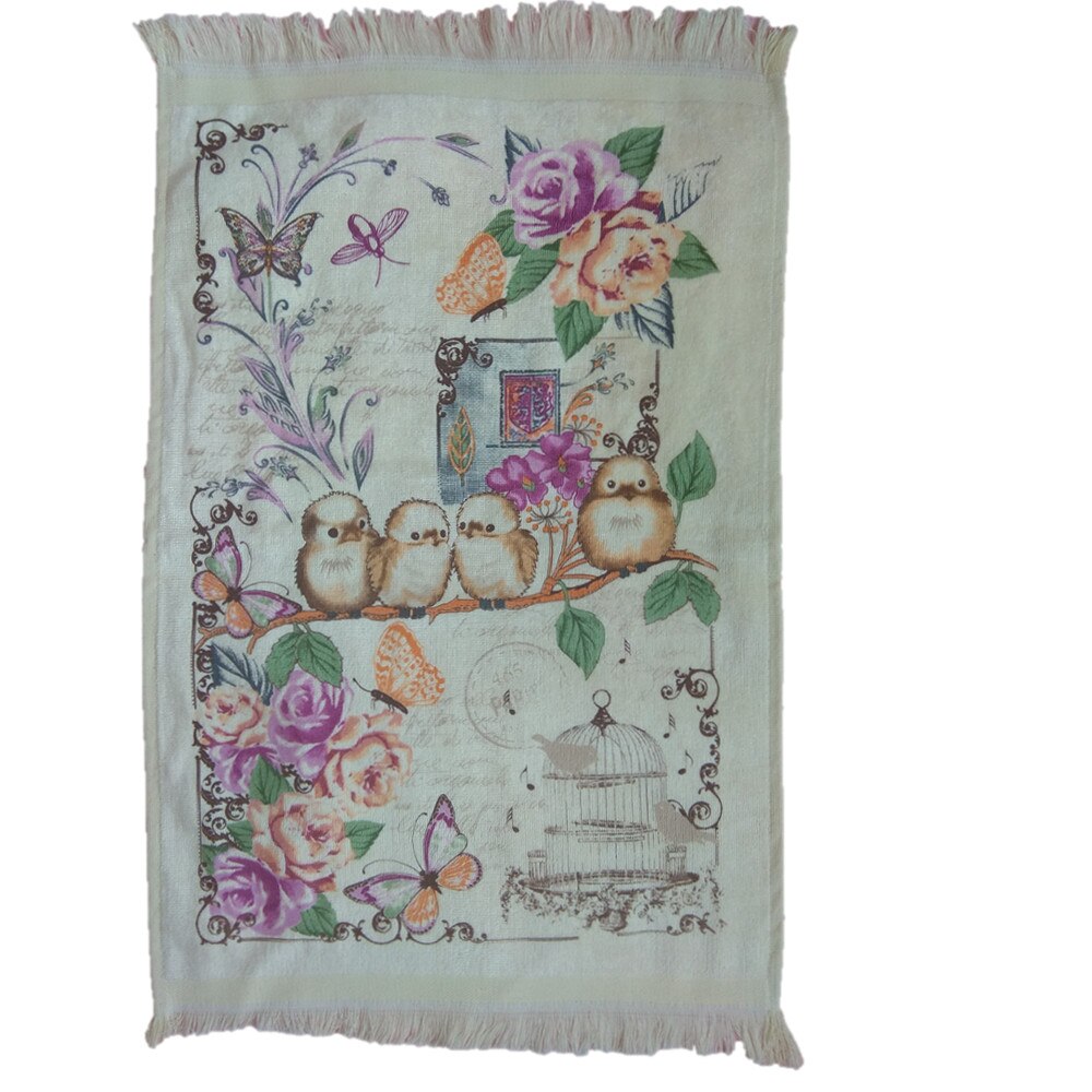 Prosop de bucatarie patterned, bumbac, SMALL BIRDS , 40x60 cm.