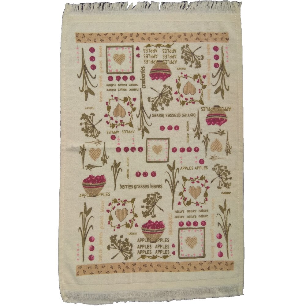 Prosop de bucatarie patterned, bumbac, GARDEN , 40x60 cm.