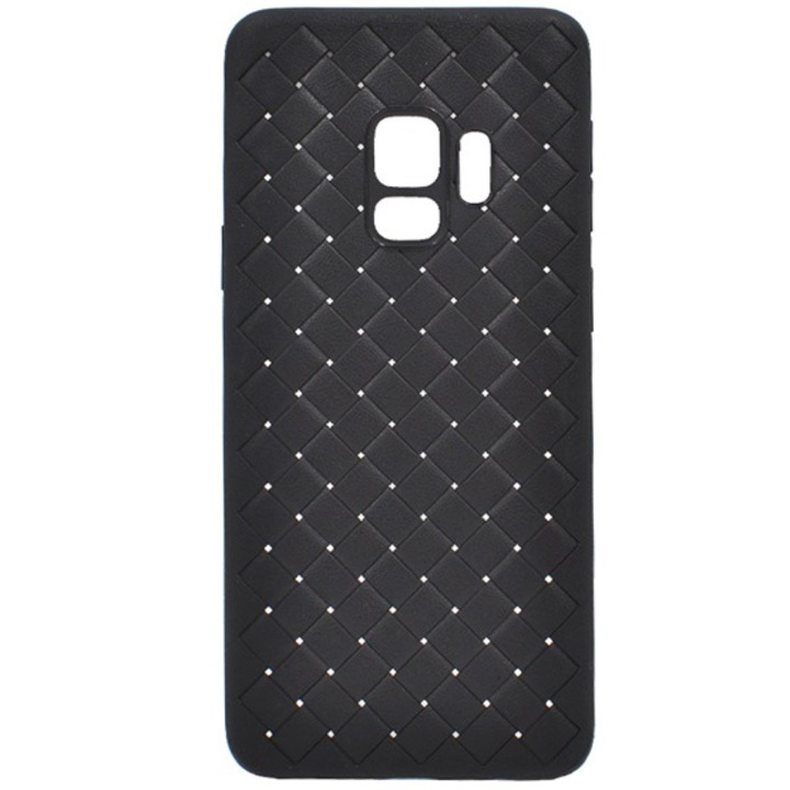Силиконов протектор за телефон BASEUS Samsung Galaxy S9 (SM-G96) BV (плетена шарка), черен