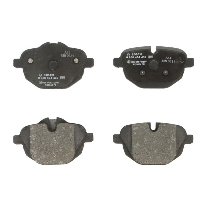 Set placute frana, frana disc BMW Seria 5 2010-> F10 0 986 494 432
