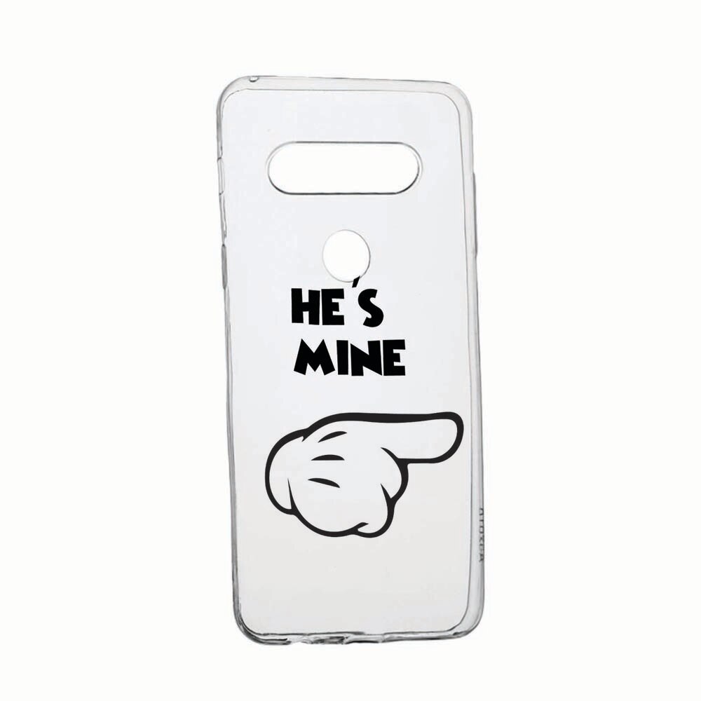 Husa pentru LG K61, He's Mine, rezistenta la uzura, anti-alunecare, 105