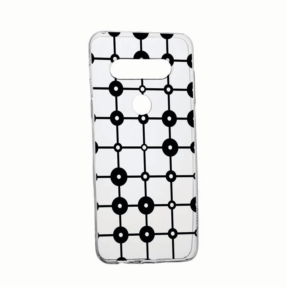 Husa pentru LG K61, Circle lines, rezistenta la uzura, anti-alunecare, 124