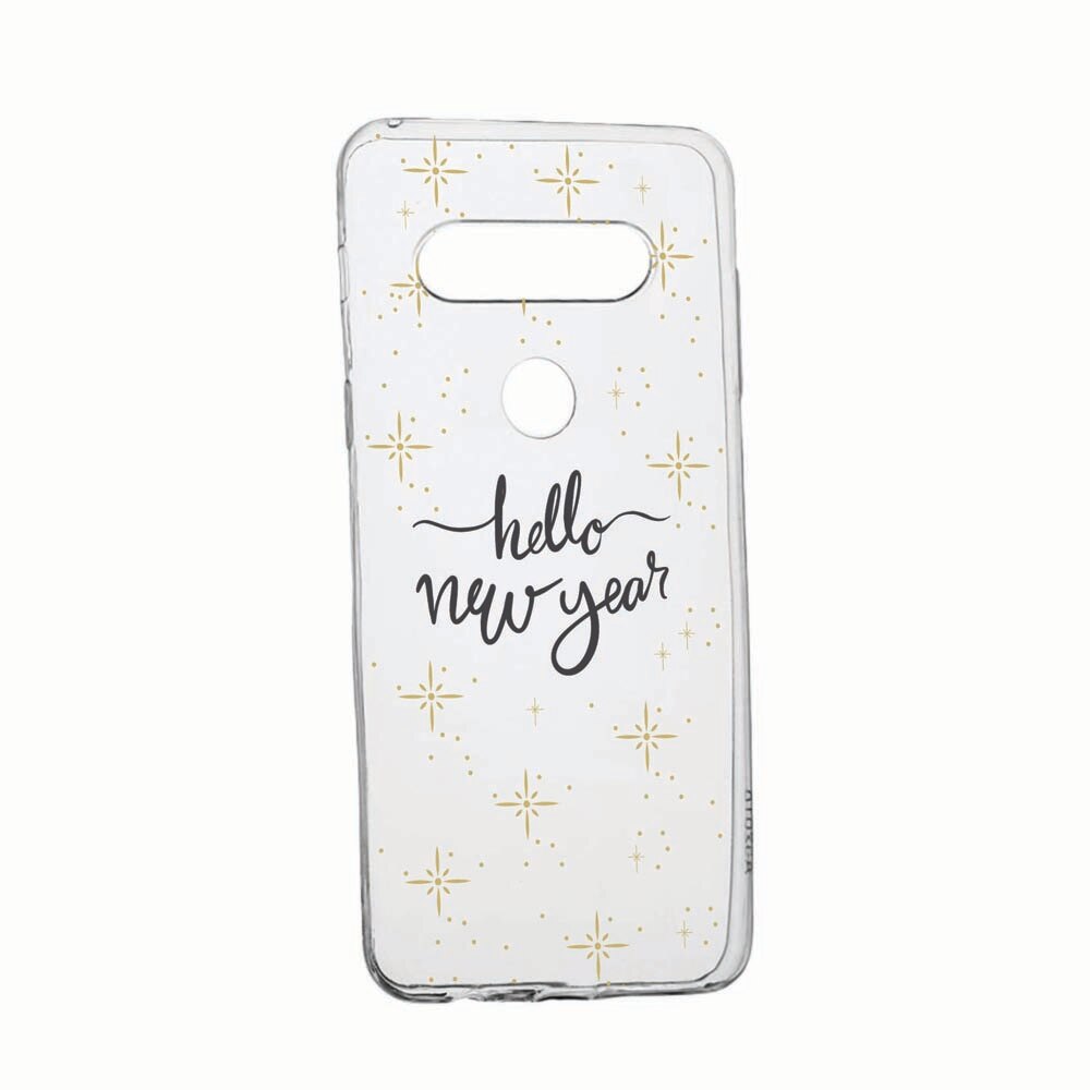 Husa pentru LG K61, rezistenta la uzura, anti-alunecare, Hello New Year, 173