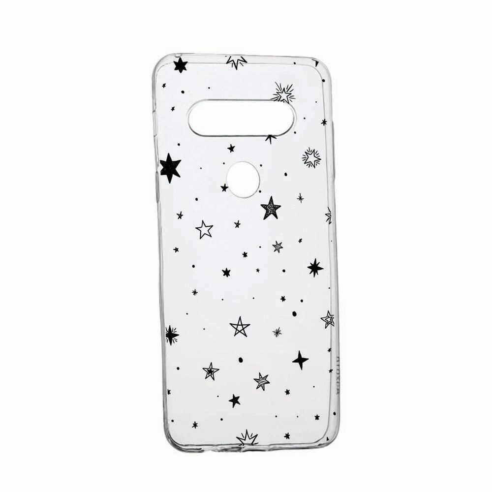 Husa pentru LG K61, Stars BW, rezistenta la uzura, anti-alunecare, 143