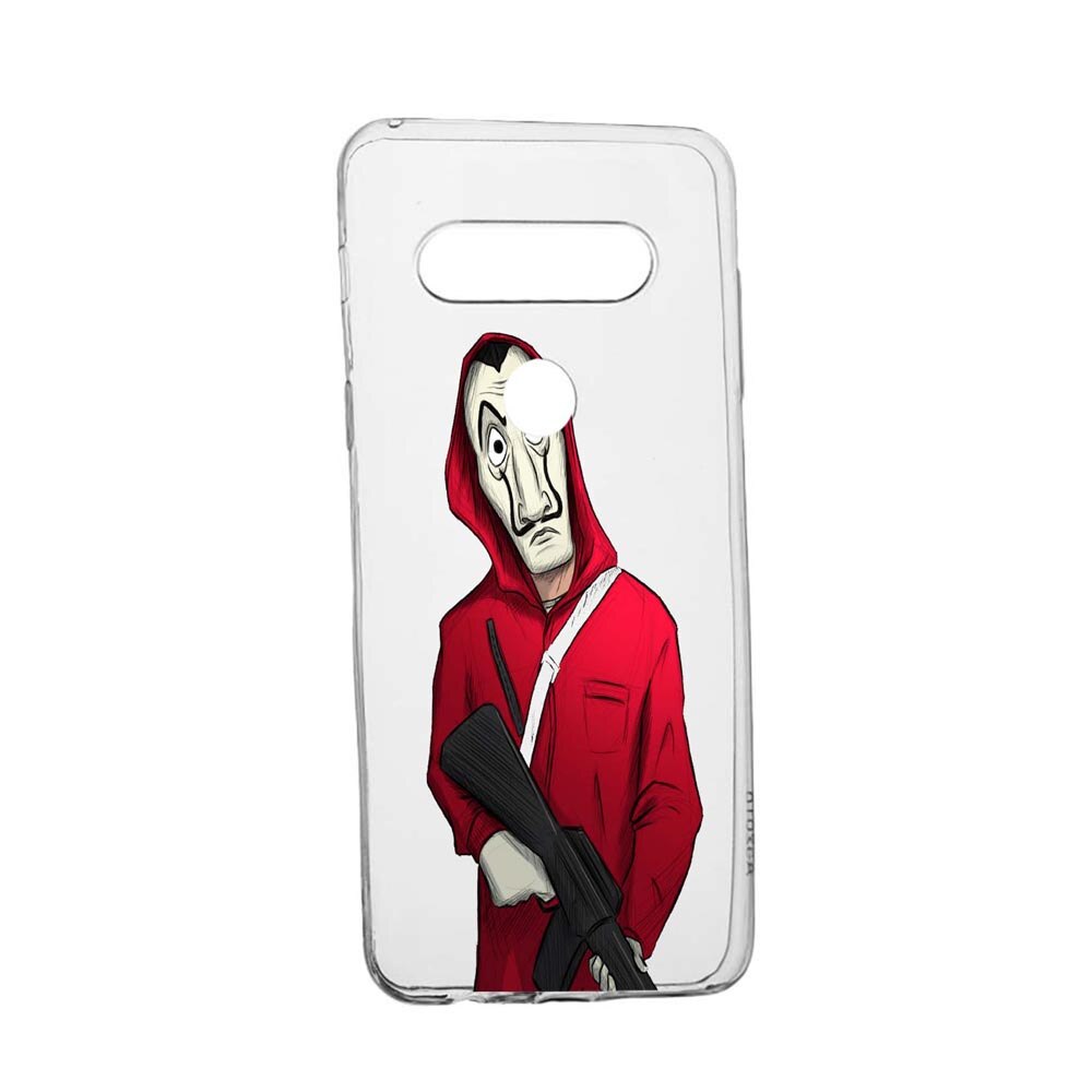 Husa La Casa de Papel, pentru LG K61, rezistenta la uzura, anti-alunecare, 395