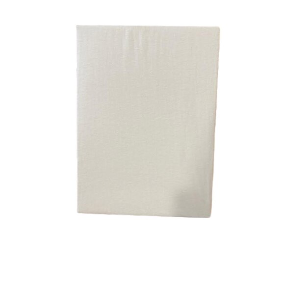 Husa saltea cu elastic - Vision, 100% bumbac, 90 x 200 cm, Alb