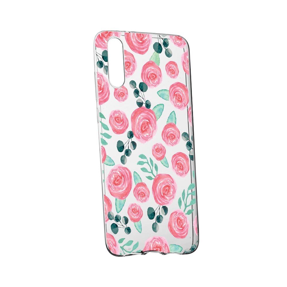 Husa Rose Pattern, pentru Motorola Edge Plus, rezistenta la uzura, anti-alunecare, din silicon Premium, 640