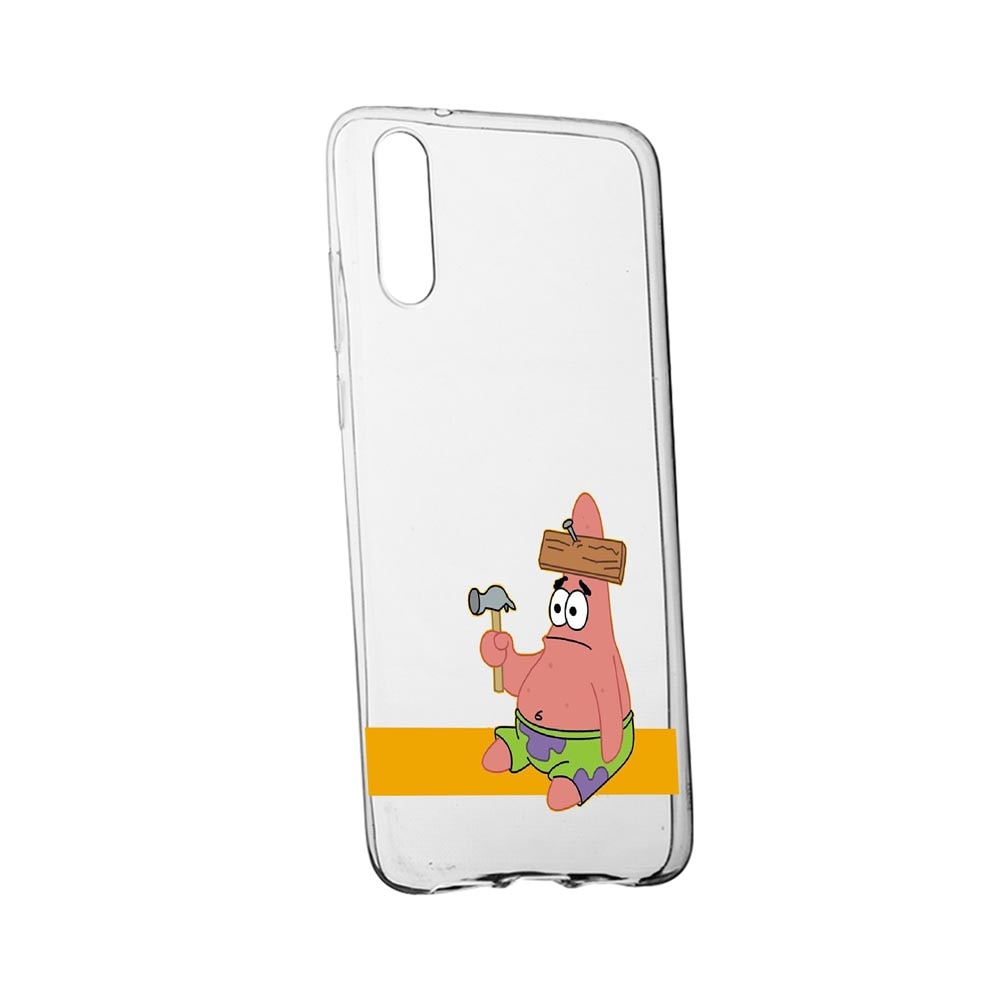 Husa SpongeBob - Patrick Star, pentru Motorola Moto G8 Power Lite, rezistenta la uzura, anti-alunecare, din silicon Premium, 595