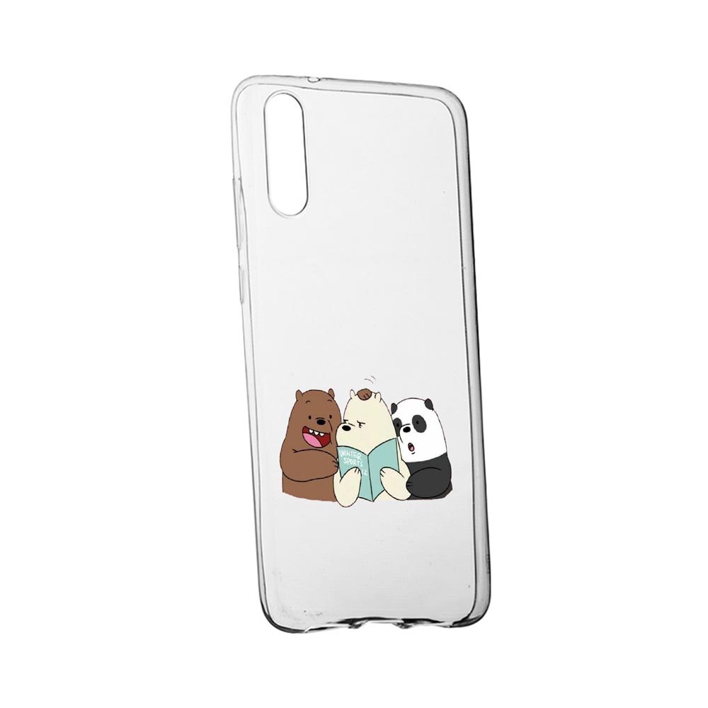 Husa Winter Sports - Bears, pentru Huawei Y8p, rezistenta la uzura, anti-alunecare, din silicon Premium, 601