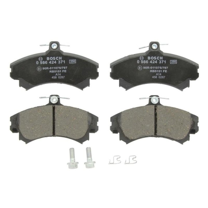 Set placute frana, frana disc Mitsubishi Carisma 1995-2006 DA 0 986 424 371