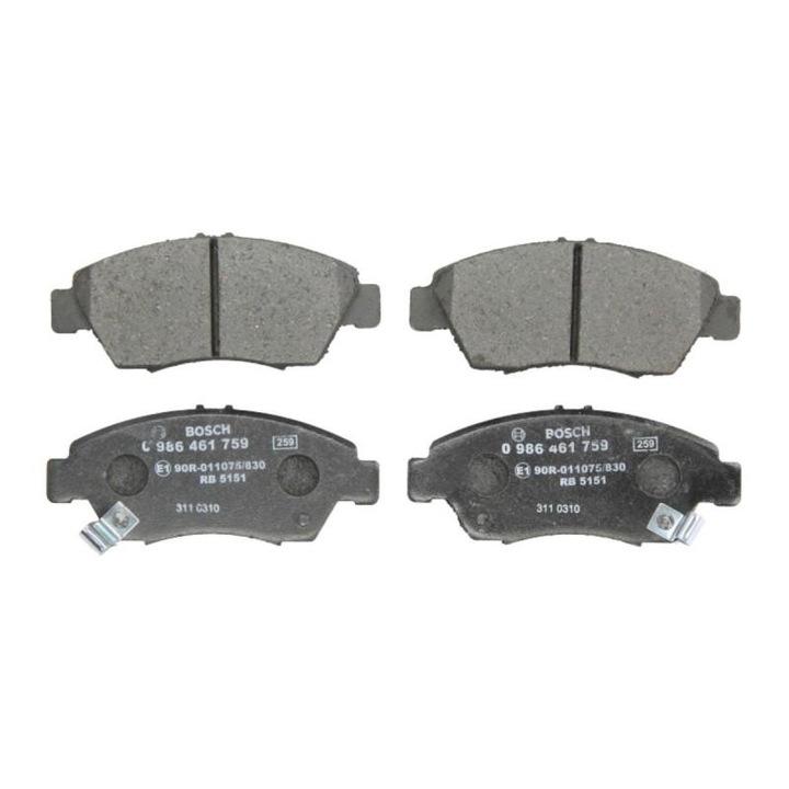 Set placute frana, frana disc Honda Civic 7 2001-2005 ES, ET 0 986 461 759