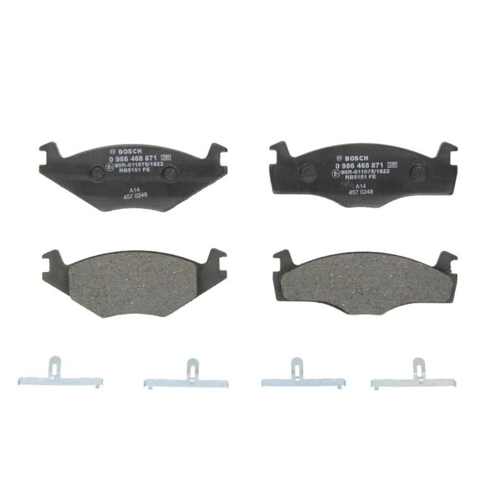 Set placute frana, frana disc Seat Cordoba 1993-1999 6K1,6K2 0 986 468 871