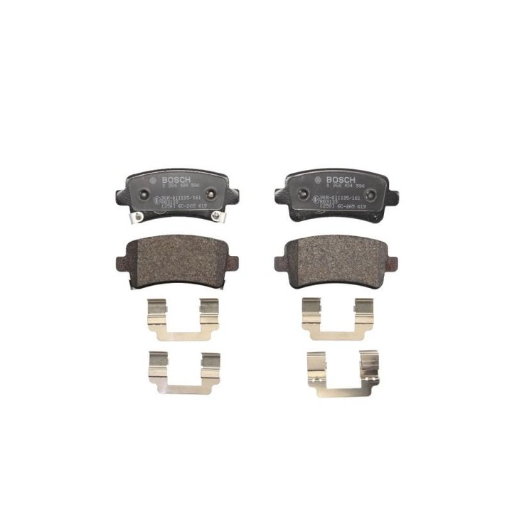 Комплект спирачни накладки, дискова спирачка Chevrolet Malibu 2012-> V300 0 986 494 586