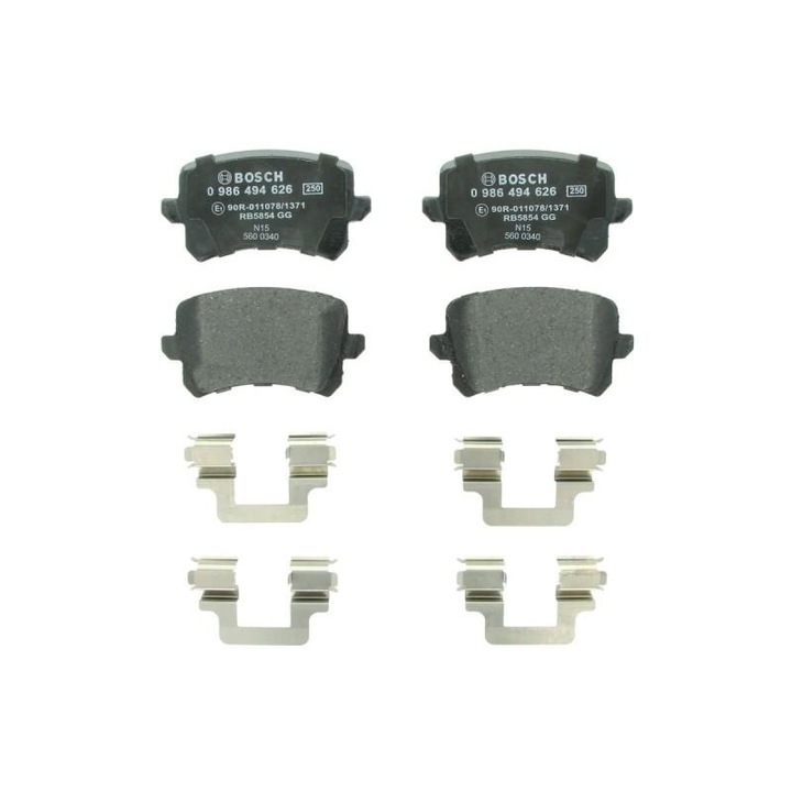 Fékbetét készlet, tárcsafék Seat Alhambra 2010-> 710,711 0 986 494 626