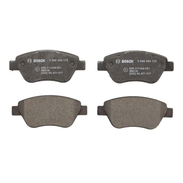 Set placute frana, frana disc Fiat Albea 2002-2012 178 0 986 494 132