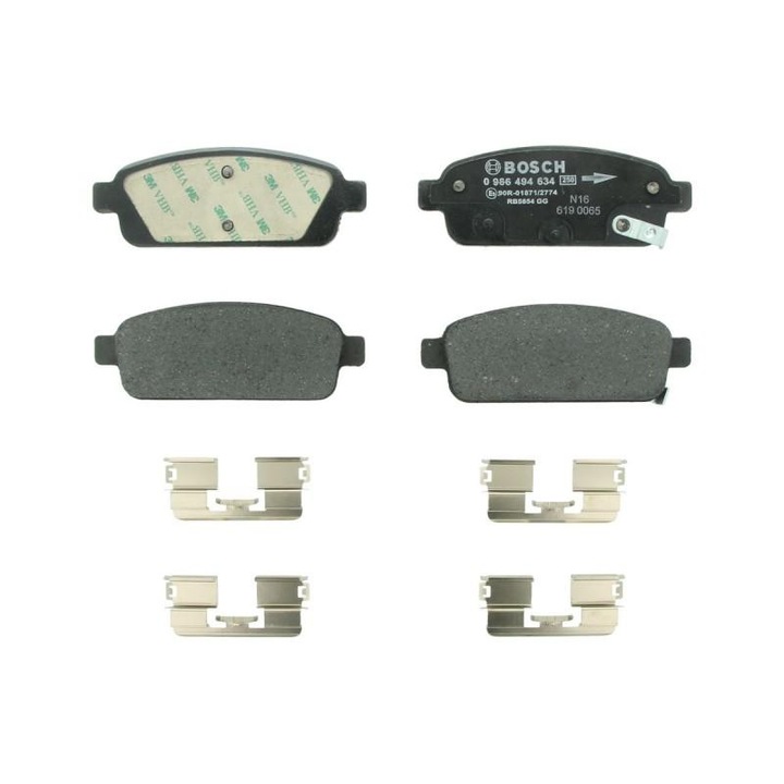 Set placute frana, frana disc Opel Astra J 2009-> P10 0 986 494 634