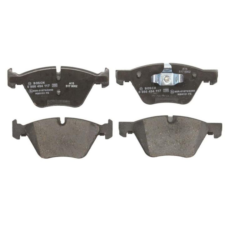 Set placute frana, frana disc BMW Seria 1 2004-> E81, E87 0 986 494 117