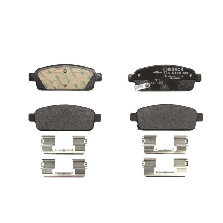 Set placute frana, frana disc Opel Astra J 2009-> P10 0 986 494 666