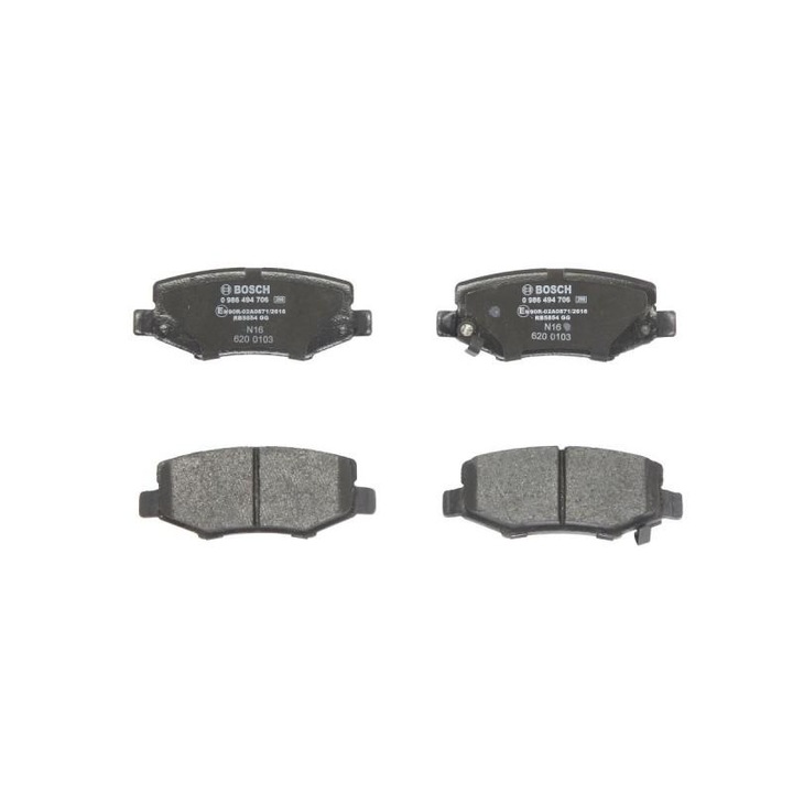 Set placute frana, frana disc Jeep Compass 2006-> MK49 0 986 494 706