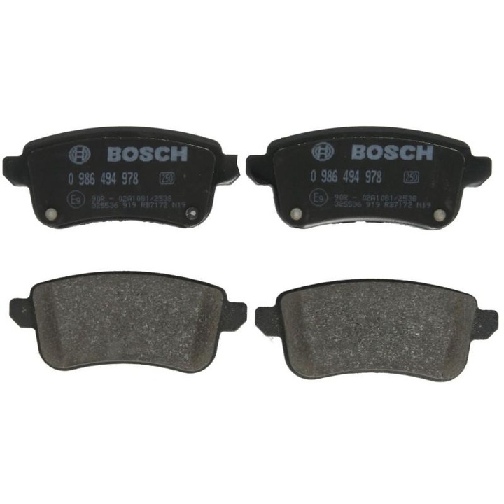 Fékbetét szett, tárcsafék Renault Grand Scenic III 2009-> JZ0/1 0 986 494 978