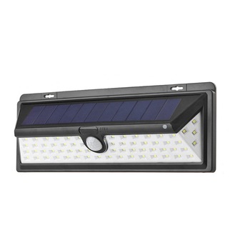 Lampa Solara eOptima® LED 66, Exterior, Senzor inteligent zi-noapte, 66 LED-uri, Detectie Miscare, IP65, Acumulator 4400mAh, Detectie 8-12m, Incarcare Solara, Lumina Alba Rece Lampa Solara eOptima® LED 66, Exterior, Senzor inteligent zi-noapte, 66 LED-uri, Detectie Miscare, IP65, Acumulator 4400mAh, Detectie 8-12m, Incarcare Solara, Lumina Alba Rece