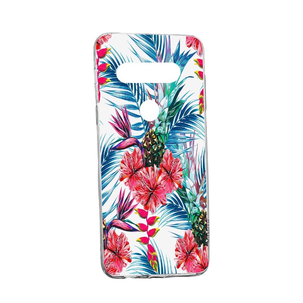 Husa Tropical, Ananas, pentru LG K61, rezistenta la uzura, anti-alunecare, 221