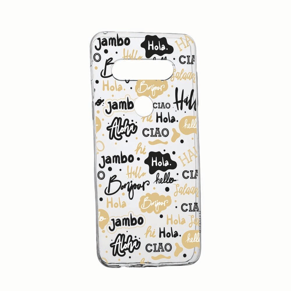 Husa pentru LG K61, Hello, rezistenta la uzura, anti-alunecare, 78