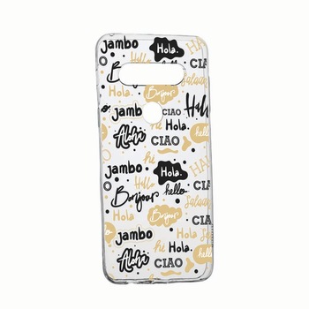 Husa pentru LG K61, Hello, rezistenta la uzura, anti-alunecare, 78 Husa pentru LG K61, Hello, rezistenta la uzura, anti-alunecare, 78