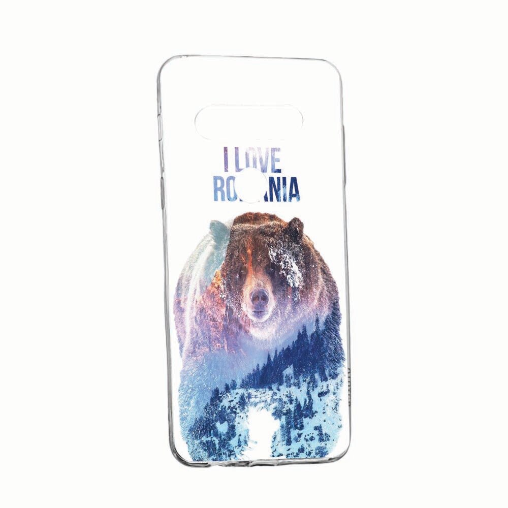 Husa pentru LG K61, I Love Romania, rezistenta la uzura, anti-alunecare, 35