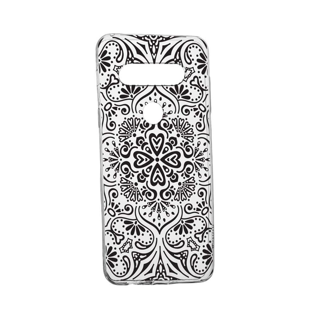 Husa pentru LG K40S, Mandala Black, rezistenta la uzura, anti-alunecare, 75