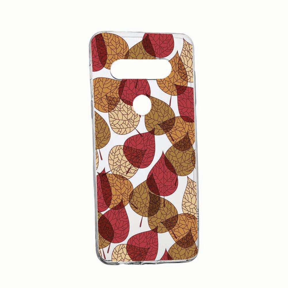 Husa pentru LG K61, Frunze, Toamna, rezistenta la uzura, anti-alunecare, 98