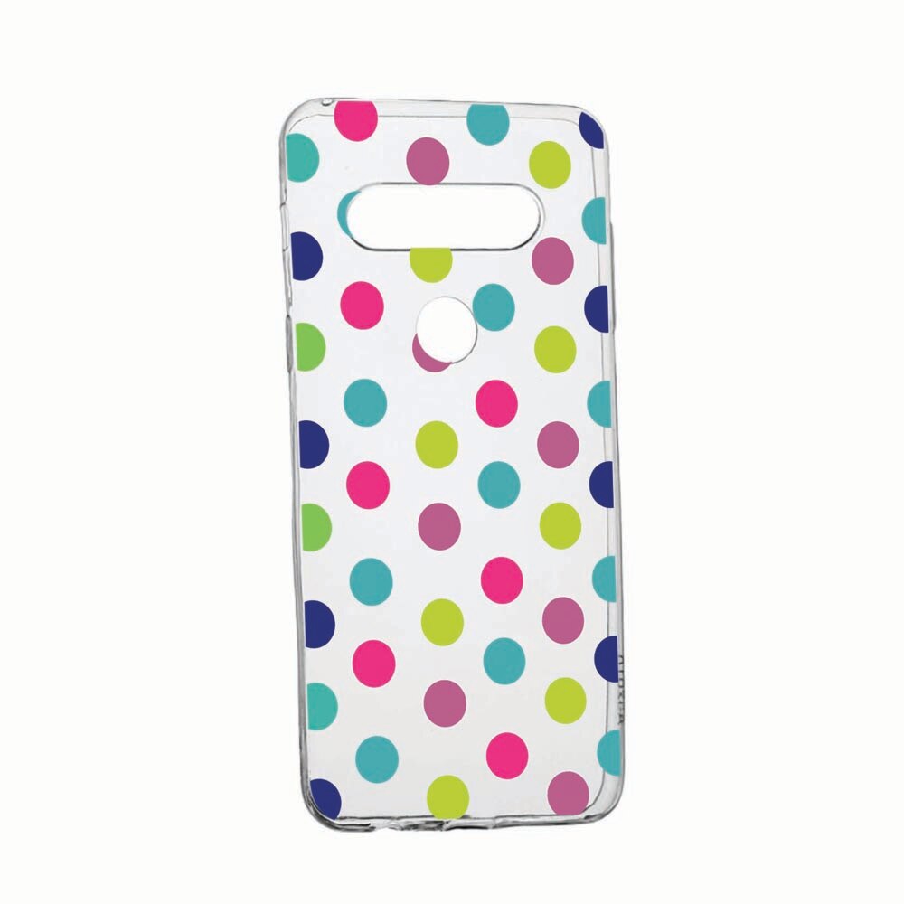 Husa pentru LG K61, Dots Color, rezistenta la uzura, anti-alunecare, 61