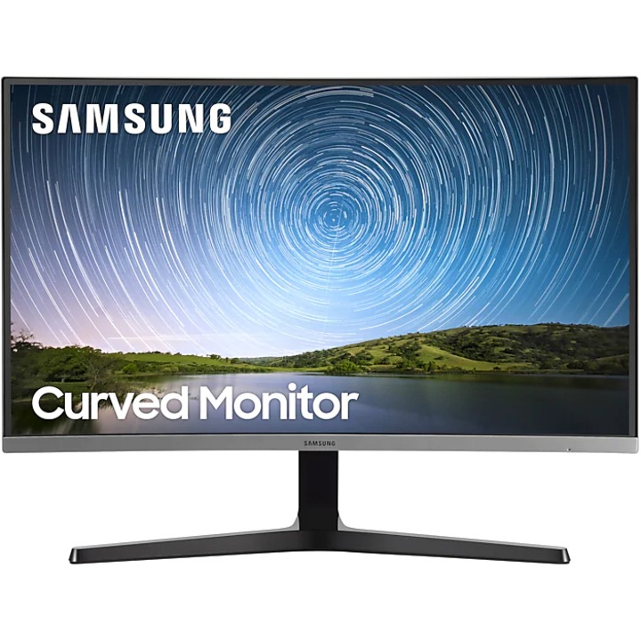 Samsung C32R500FHU Ívelt monitor, 31.5", Full HD, 1920x1080, FreeSync, HDMI, D-Sub, kékes-sötétszürke