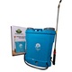 Pompa de stropit electrica DanubewdTools®, 20 litri, acumulator, regulator de presiune, lance inox 100 cm extensibila, sita filtrare, 5 +1 duze incluse, Albastra