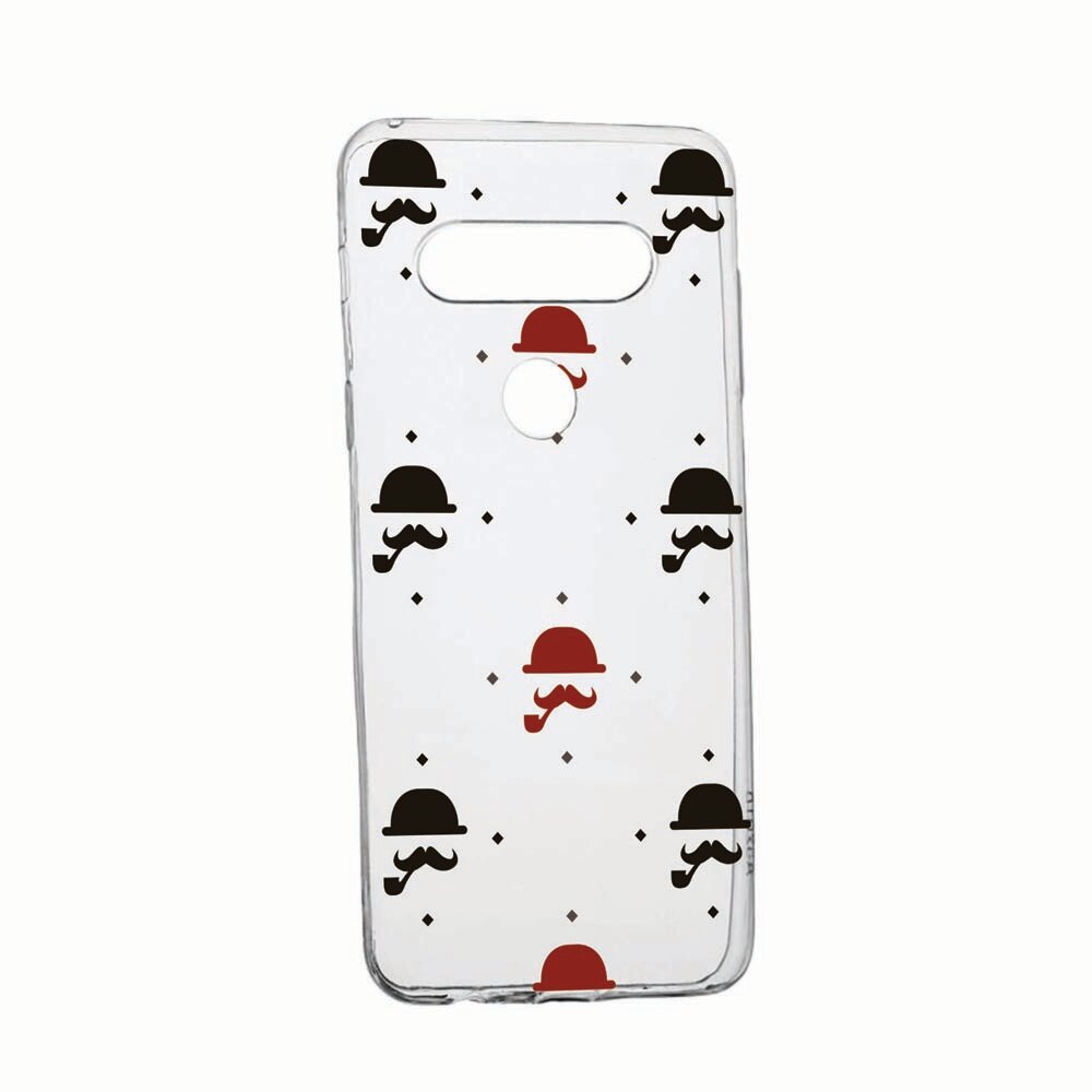 Husa pentru LG K61, rezistenta la uzura, anti-alunecare, Mustache, 180