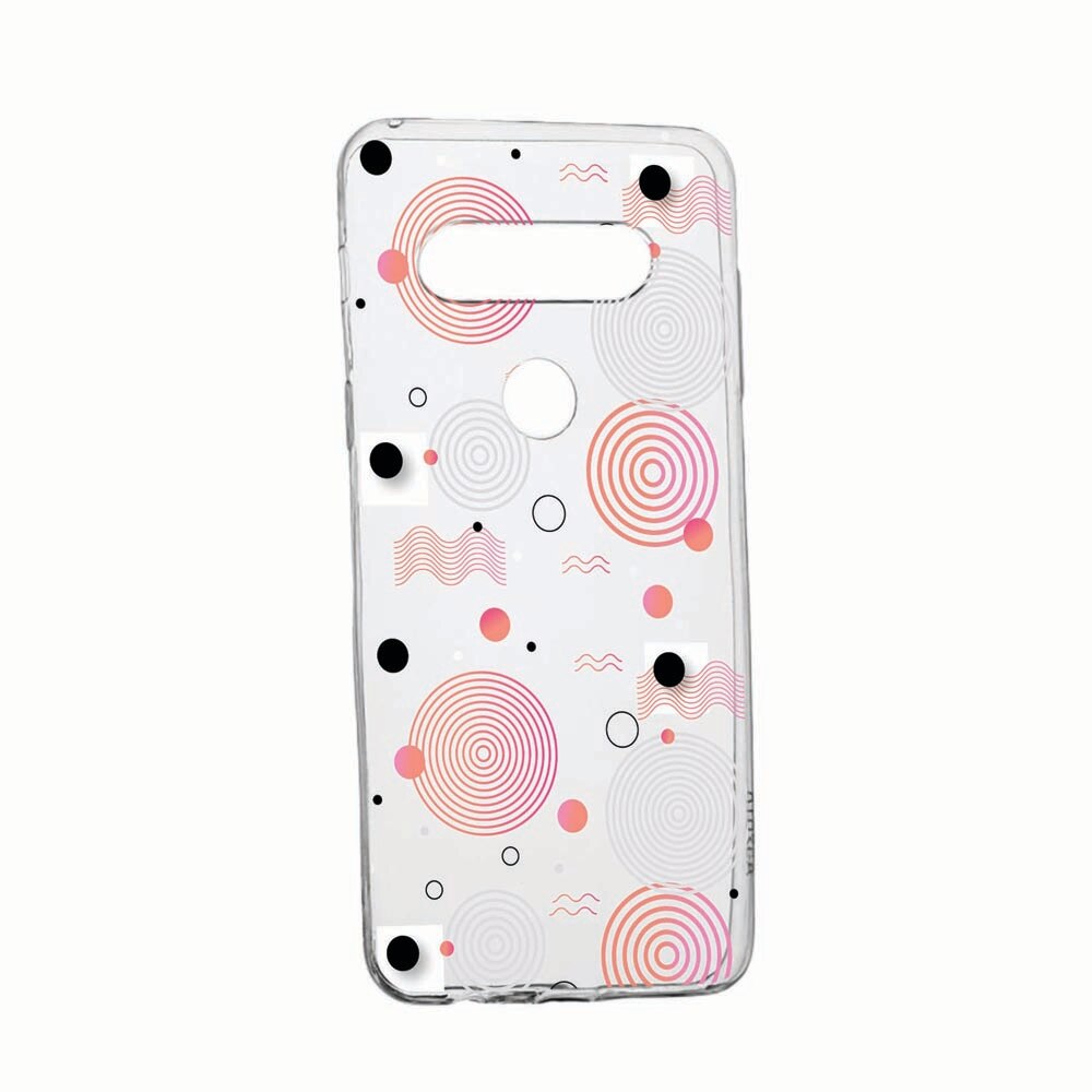 Husa pentru LG K61, Circles, rezistenta la uzura, anti-alunecare, 110