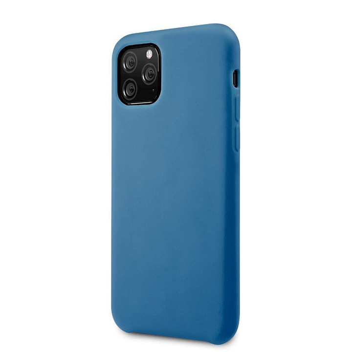 Husa Huawei P40 Lite E Silicone Blue