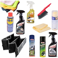 pachet produse cosmetica auto cu geanta depozitare contine 10 produse destinat depozitarii in portbagajul masinii imagen 17_0_
0